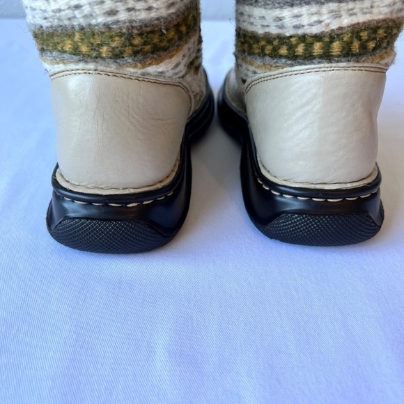 Born Southwestern Aztec style tapestry wool and leather midi boot - Picture 9 of 12